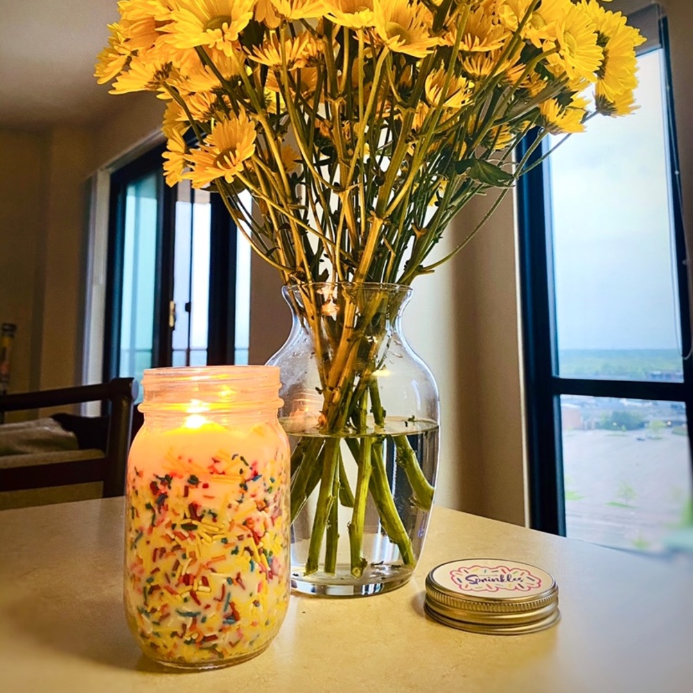 Lemon Sprinkle Eco friendly candles